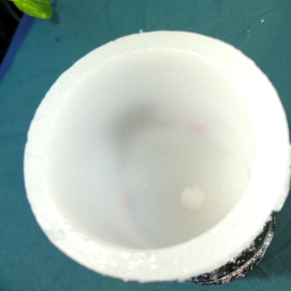 3/$25 Snowman Battery Glitter Candle - Picture 2 of 7